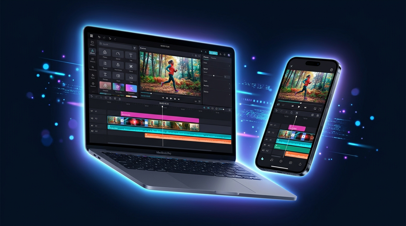 CapCut Pro ভিডিও এডিটিং ইন্টারফেস